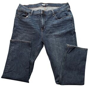 Old Navy Womens Boyfriend Mid‎ Rise Dark Wash Jeans Size 14